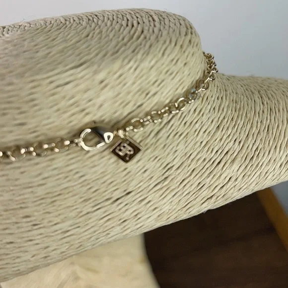 Banana Republic Teal Yellow Gold Necklace - Picture 4 of 7